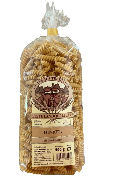Bio Dinkel Spiralen