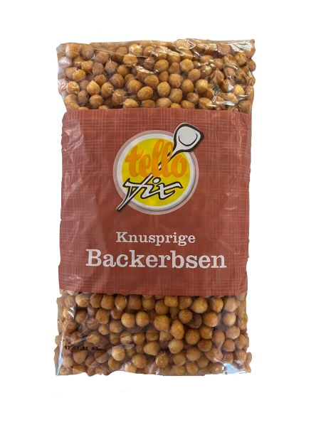 Knusprige Backerbsen