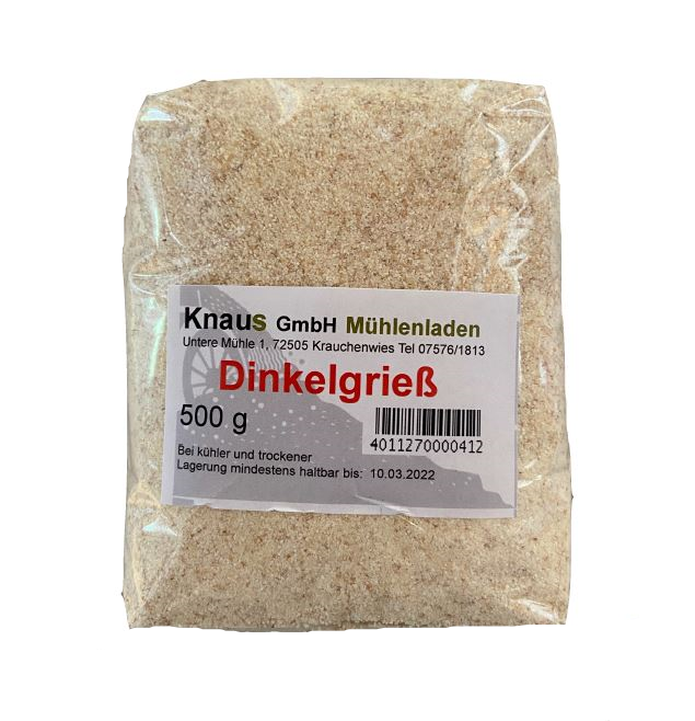 Dinkelgrieß